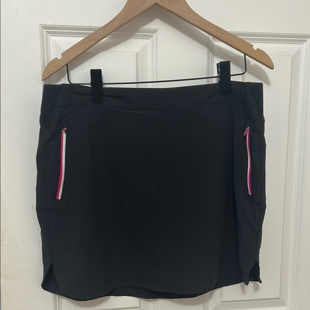 Slazenger Black golf skirt skort size large pockets